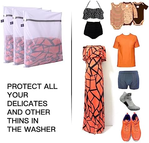Lingerie Bag for Washing Delicates, Mesh Laundry Bags for Delicates, 3L - Image 3