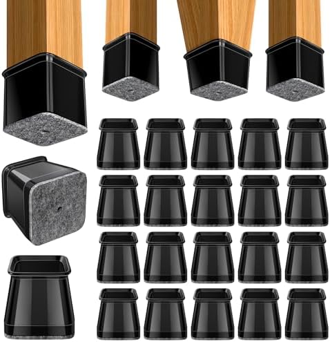 BUMACO Chair Leg Floor Protectors for Hardwood Floors Anti-Scratch 20 Pack by BUMACO