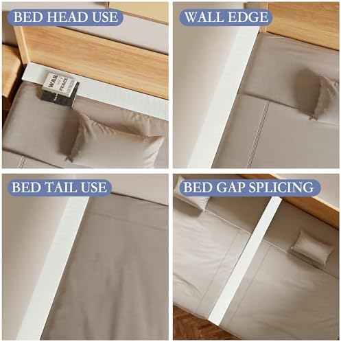 DEEPSHARK Mattress Gap Filler, Bed Gap Filler, Twin Mattress Extension Filler for Headboard Seams, Bed Space Cracks White(39"×6"×6", Twin/Twin XL) - Image 6