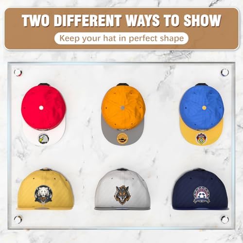 Niunuerga 48 Pack Adhesive Hat Hooks for Wall, Super Strong Hat Rack for Baseball Caps, Minimalist Hat Organizer Display for Home Decor, Hat Hangers Holder for Wall, Door, Closet, No Drilling (Black) - Image 2
