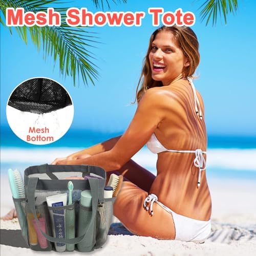 Fammart Mesh Shower Caddy Portable, Shower Bag College Dorm Room Essentials - Image 5