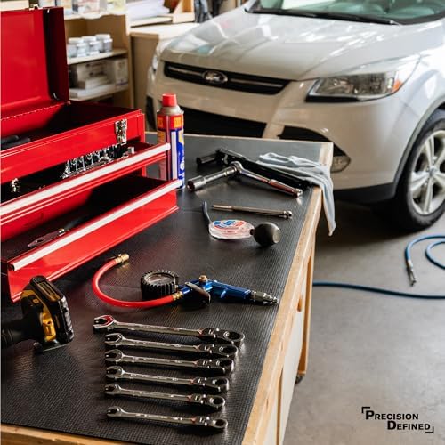 Precision Defined Tool Box Shelf Liner Non-Slip 22 Ft x 30 Inch Wide Black - Image 2