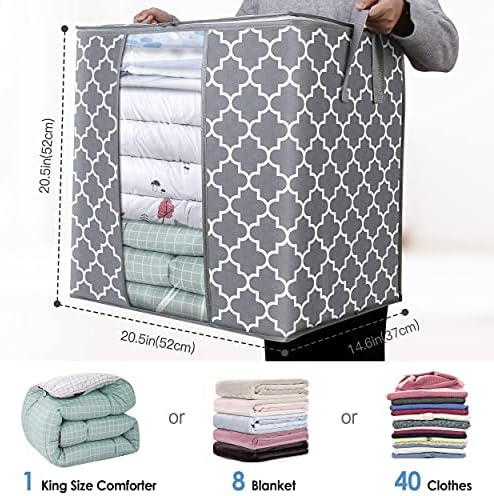Storage Bags 2 Pack 100L Clothes Organization and Storage Containers - Image 2
