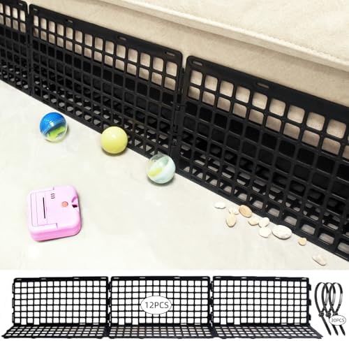 12 Pcs Under Couch Blocker for Bed Adjustable Furniture Plastic by AIFONG