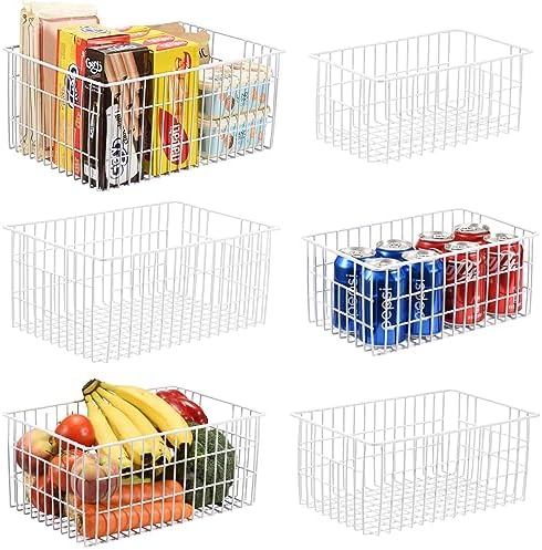 Orgneas Vertical Sides Freezer Organizer Bins for Upright Freezer by Orgneas