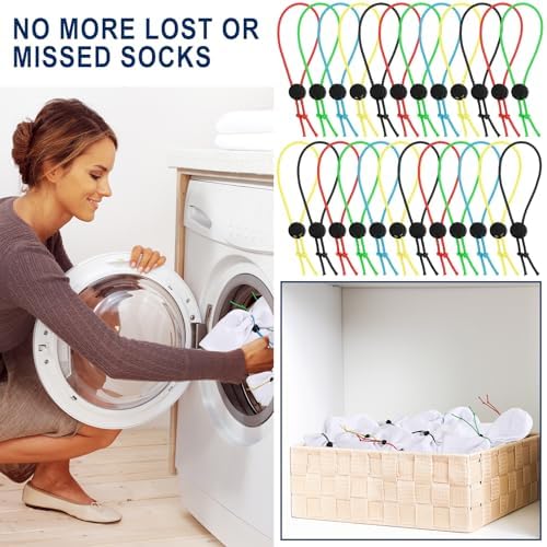 100 Pcs Sock Clips for Laundry, Sock Keepers for Washing - Image 6