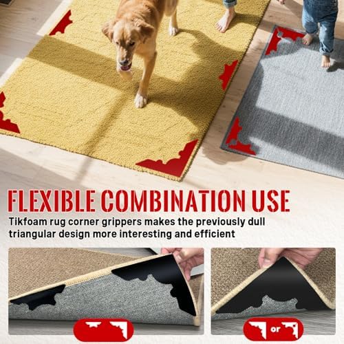 Reusable Rug Tape Non Slip Gripper,Hardwood Floors No Damage,Rug Corner - Image 3