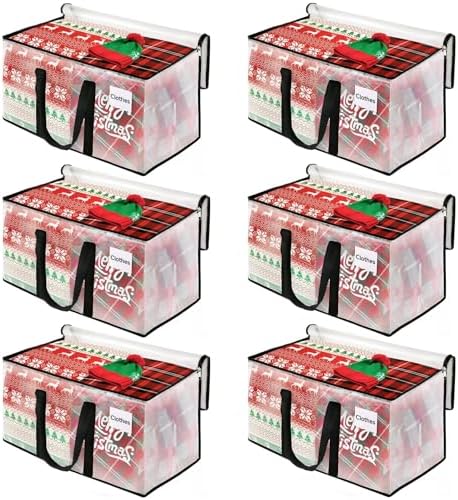 BlissTotes Moving Bags, 93L 6-Pack Storage Bags, Moving Boxes by BlissTotes