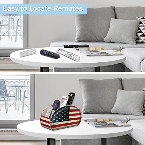FINTIE Remote Control Holder with 11 Compartments Vegan Leather - Image 3