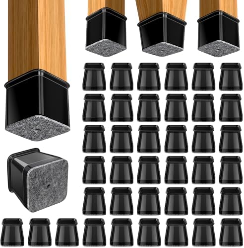 BUMACO 40Pcs Chair Leg Floor Protectors for Hardwood Floors Anti-Scratch by BUMACO