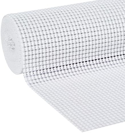 EasyLiner Select Grip Shelf Liner - Easy to Install & Cut to Fit - Non Slip, Non Adhesive, Drawer Shelf & Cabinet Liner for Kitchen, Bathroom, Pantry Cupboards, 12 in x 10 ft (6 Rolls), 60 ft, White - Image 2