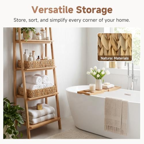 StorageWorks Large Bathroom Baskets, Wicker Storage Baskets for Shelves - Image 4