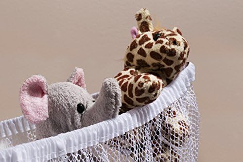Handy Laundry Stuffed Animal Organizer Hammock – Mesh Toy Storage Net for Kids’ Room, Nursery, or Playroom – Holds 30+ Plushies, Expands to 5.5 Feet, Easy Wall Mount, White - Image 5