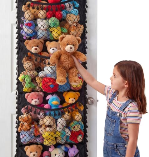 Ofiray-home Cotton Over The Door Stuffed Animal Storage - Image 7