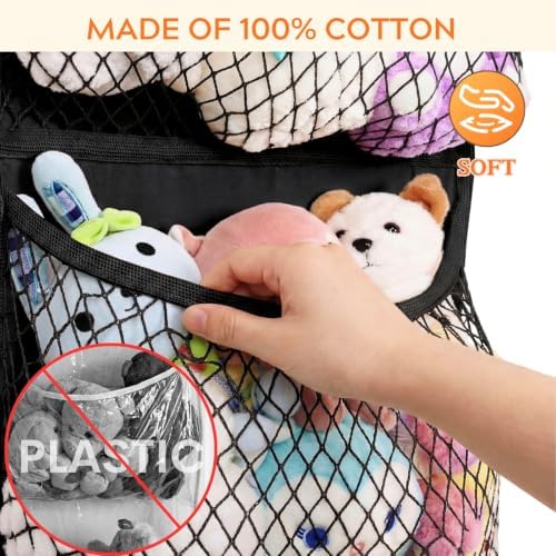 Ofiray-home Cotton Over The Door Stuffed Animal Storage - Image 5