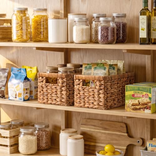 StorageWorks Decorative Baskets, Hyacinth Storage Baskets for Organizing - Image 2