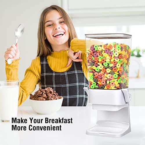 Cereal Dispenser Countertop 2 Pack 5.5 Qt Large Cereal Storage Container - Image 2