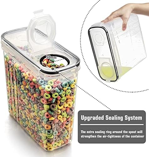 Wildone Cereal Containers Storage Set 2.5L, 8 Pack - Image 4