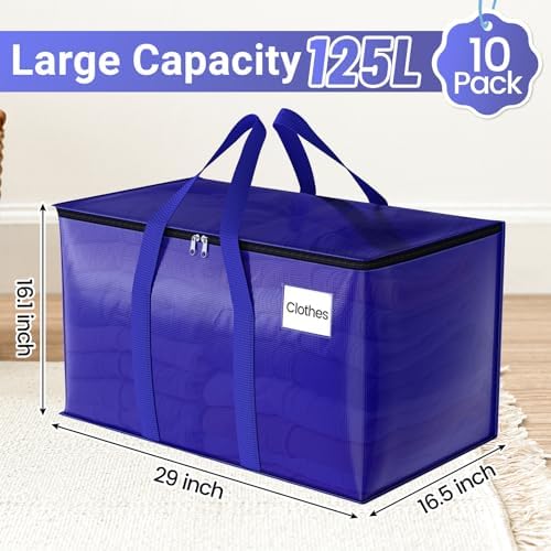 FabSpace Large Moving Storage Bags Heavy-Duty for Clothes, 8 Pack - Image 7