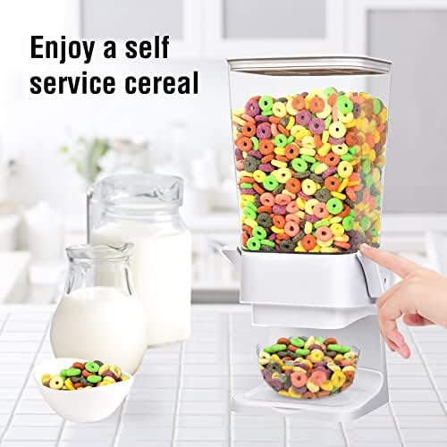 Cereal Dispenser Countertop 2 Pack 5.5 Qt Large Cereal Storage Container - Image 5
