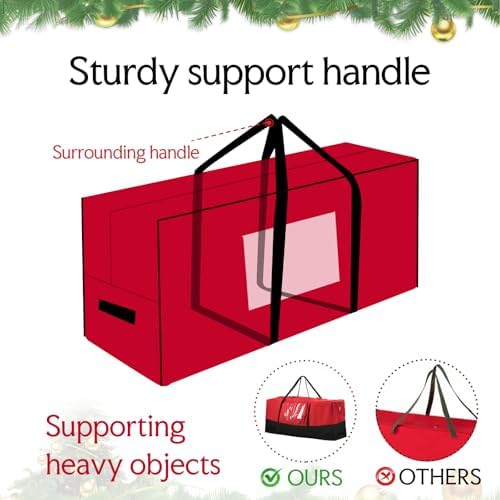 Christmas Tree Storage Bag 8 Ft Artificial Tree 600D Oxford Storage Bag - Image 3