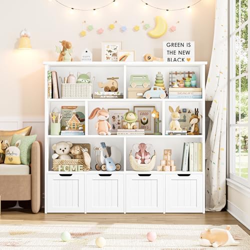 FINETONES Toy Storage Organizer with Movable Drawer Toy Organizer for Kids - Image 4