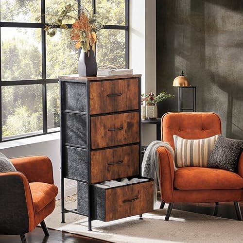 Sweetcrispy Dresser for Bedroom, 4 Drawer Storage Organizer for Closet - Image 2
