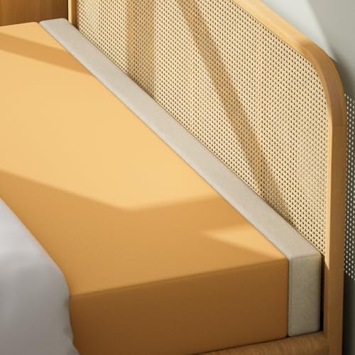 DEEPSHARK Bed Gap Filler, Mattress Extender for King Bed,Thick Mattress Extender Between Mattress and Headboard or Wall, High Density Sponge, Removable and Washable Cover（Beige-King-78 * 2 * 10in） by DEEPSHARK