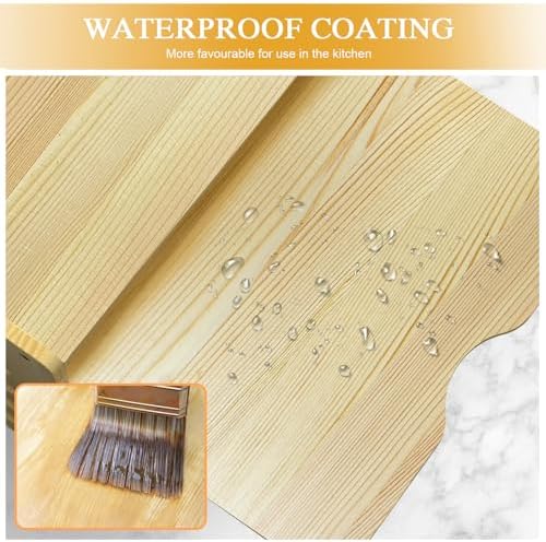 7 Tier Large Size Wooden Tray Dividers for Cabinets, Cookie Sheet Organizer - Image 7