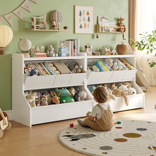FOUCSSOMEI Kids Toy Storage Organizer for Easy Toy Cleanup and Organization - Image 6