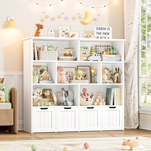 FINETONES Toy Storage Organizer with Movable Drawer Toy Organizer for Kids - Image 3