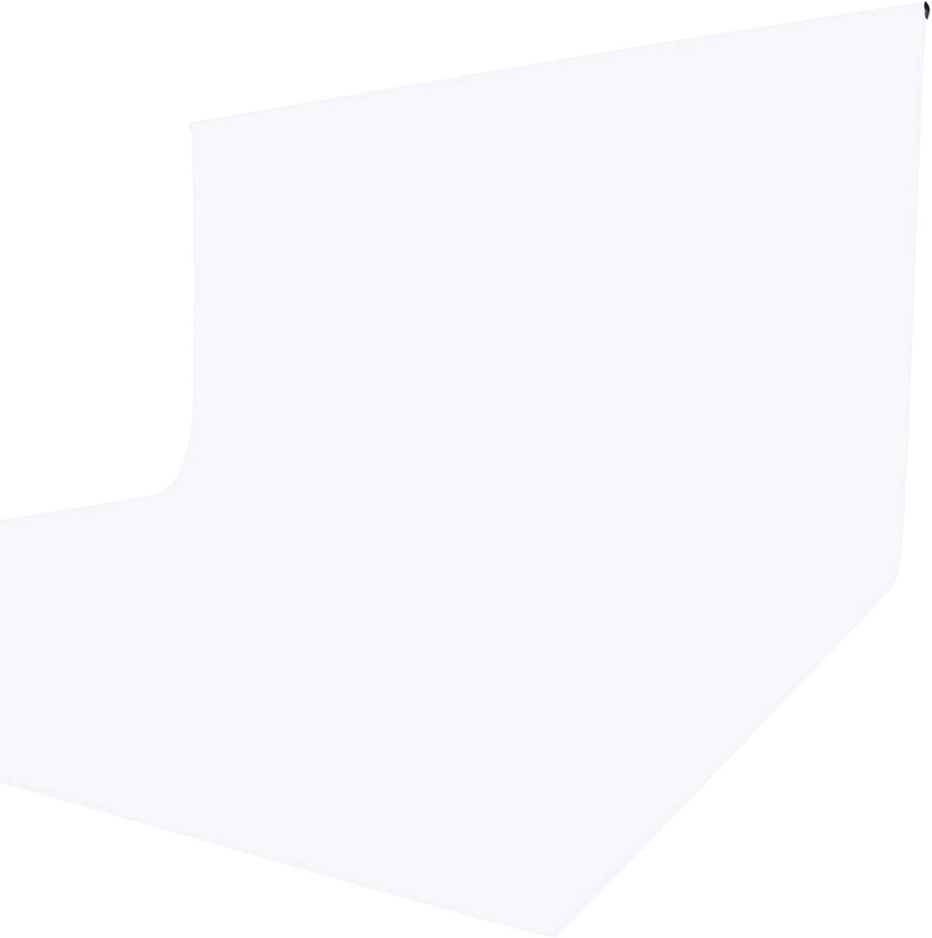 ISSUNTEX 10X20 ft Background Muslin Backdrop, Photo Studio, Collapsible High Density Screen for Video Photography and Television-White