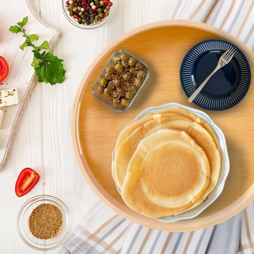 10in Bamboo Lazy Susan Organizer Turntable for Cabinet - Image 4