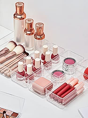 SMARTAKE 29 PCS Drawer Organizer, 4-Size Desk Bathroom Drawer Organizer - Image 3