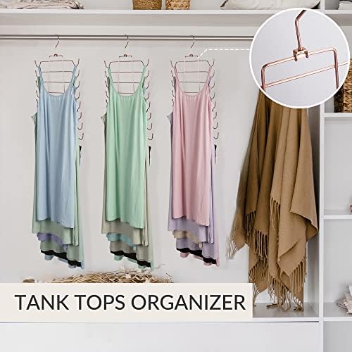 ZEDODIER Tank Top Hanger, Bra Organizer for Closet, Space Saving - Image 4