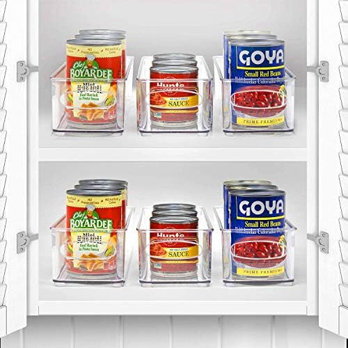 Sorbus Fridge Organizers and Storage, Clear Stackable Bins (Small, 6 Pack) - Image 7