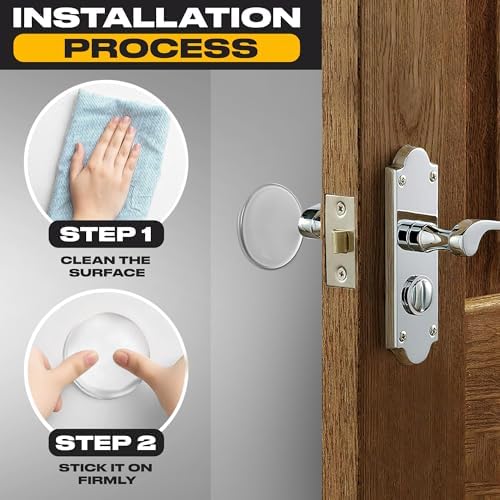 ProStoppr® Door Stoppers - X Large 5" (3 Pack) - Strong Adhesive Backing - Image 2