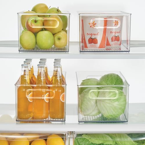 iDesign Stackable Fridge Bin, Set of 2, Clear - Image 3