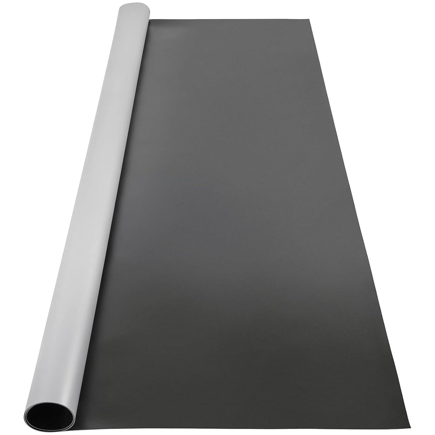 VEVOR Dance Floor Roll - 6.6x9.8ft, 0.06in Thick PVC Vinyl, Black/Grey Reversible, Non-Slip, Ballet & Jazz Style