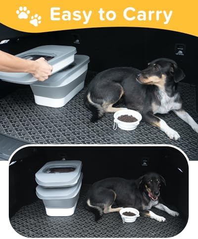 10-13 Lbs Dog Food Storage Container,Collapsible Dog Food Container - Image 6