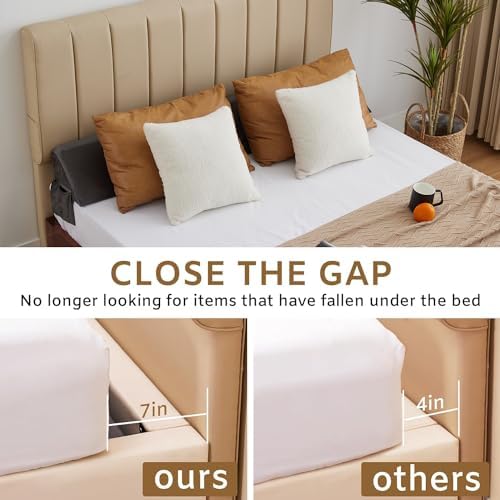 Bedluxe King Bed Wedge Pillow for Headboard, Fill The Gap (0-7") - Image 3
