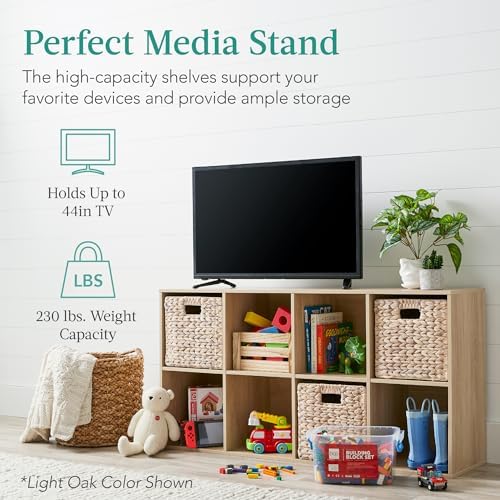 Best Choice Products 8-Cube Storage Organizer, 11in Shelf Opening, Bookcase, Display Shelf, Customizable w/ 3 Removable Back Panels – White - Image 6