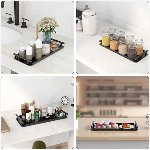 FEILERN Toilet Paper Basket, Toilet Tank Tray with Handle for Organizing - Image 4
