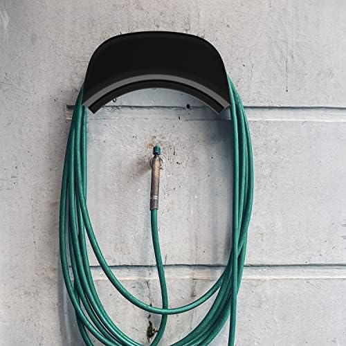 Gardzen 2-Pack Heavy Duty Hose Hanger Wall Mount Black - Image 5