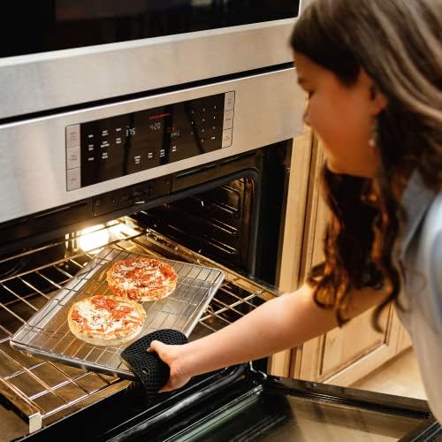 Kitchenatics 4-Tier Stackable Cooling Rack Space Saving Baking Set, 15x10" - Image 5