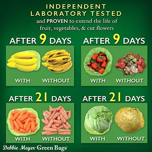Debbie Meyer GreenBags, 40-Pack (16M, 16L, 8XL), Reusable Food Storage Bags - Image 5