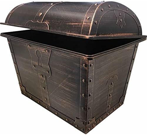 Teacher Created Resources Large Plastic Treasure Chest Classroom Rewards Pirate Party Goody Box (TCR8759) (Pack of 1) by TeacherCreatedResourcesOS