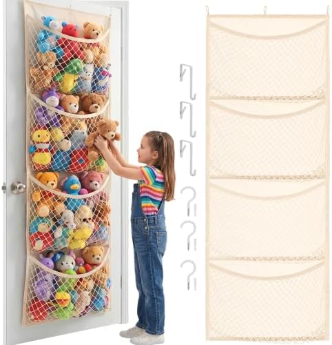 Ofiray-home Cotton Over The Door Stuffed Animal Storage by Ofiray-home