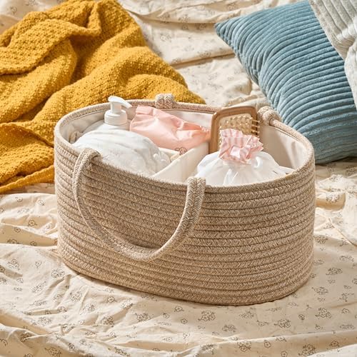 Diaper Caddy Organizer, Gift Basket for Baby Shower, Newborn Essentials - Image 3