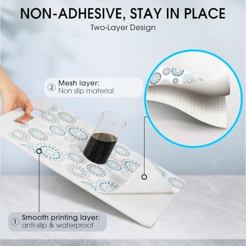 Drawer and Shelf Liner for Kitchen Cabinets, Spiral, 12IN X 20FT - Image 2